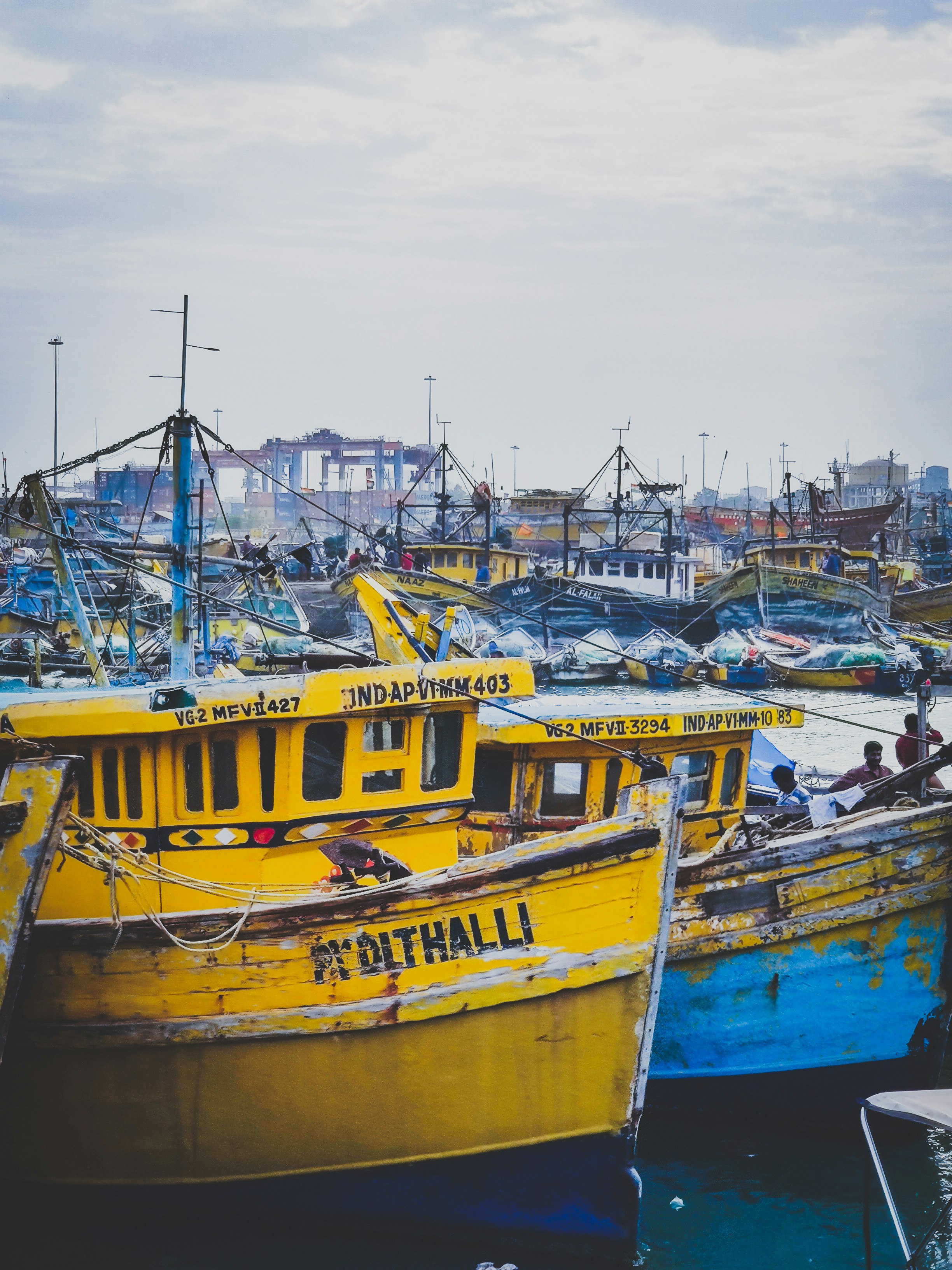 yellow boat